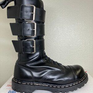 Gripfast Steel Toe Buckle 14-eye US 7.5 boots MIE nps solovair dr. martens getta